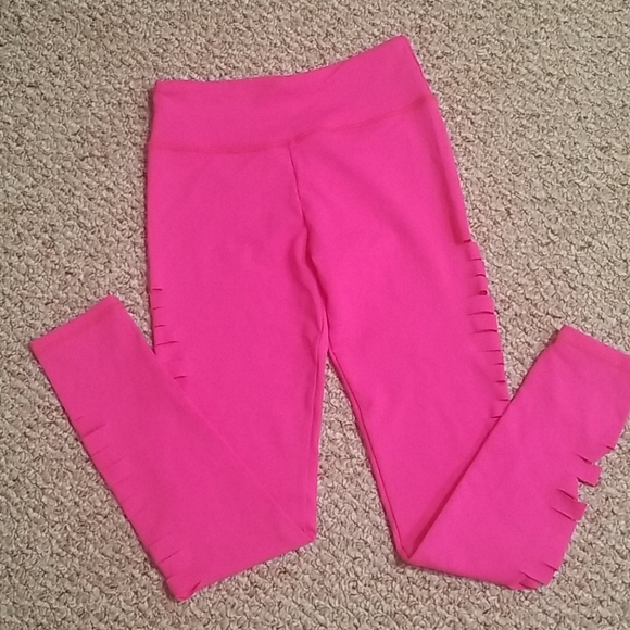 •Jala Groove• Hot Pink Leggings size x-small - Picture 2 of 14